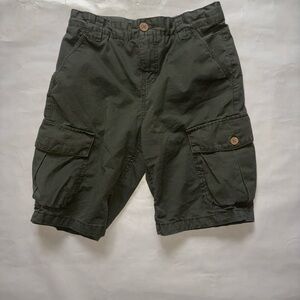 Boy’s Lucky Brand Dark Green Cargo Shorts Size 10